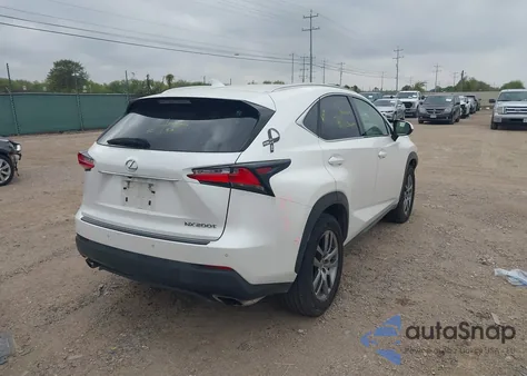 2016 Lexus Nx 200T from USA, damaged, VIN JTJYARBZ3G2049981